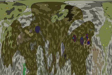 Geometrik çok renkli soyut arkaplan koleksiyonu