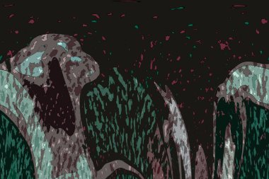 Geometrik çok renkli soyut arkaplan koleksiyonu