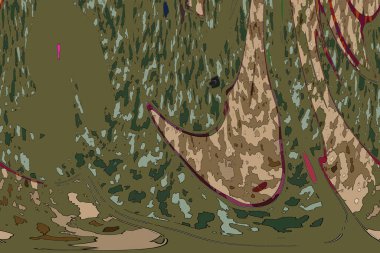 Geometrik çok renkli soyut arkaplan koleksiyonu