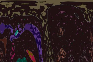 Geometrik çok renkli soyut arkaplan koleksiyonu