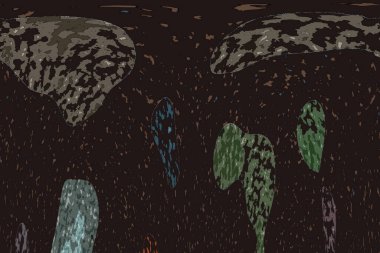 Geometrik çok renkli soyut arkaplan koleksiyonu