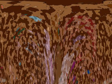 Geometrik çok renkli soyut arkaplan koleksiyonu