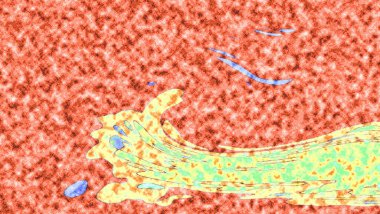 Modern soyut resim. Renkli akıcı sanat resimleri. Geometrik arkaplan.