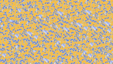 Elle çizilmiş dokuları olan yaratıcı, pürüzsüz desen. Soyut arkaplan. Puantiyeli desen. komik çizimler, noktalar, neşe, parti, çocuksu, renkli