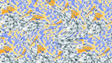 Elle çizilmiş dokuları olan yaratıcı, pürüzsüz desen. Soyut arkaplan. Puantiyeli desen. komik çizimler, noktalar, neşe, parti, çocuksu, renkli