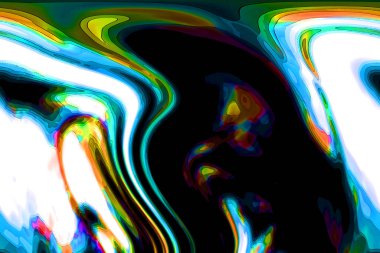 Modern soyut resim. Renkli akıcı sanat resimleri. Geometrik arkaplan.