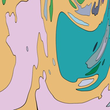 Modern soyut resim. Renkli akıcı sanat resimleri. Geometrik arkaplan.