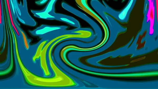 Moderni Abstrakti Maalaus Värikäs Virtaava Taide Maalaus Geometrinen Tausta — kuvapankkivalokuva