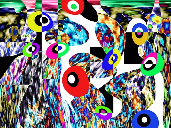 Renkli dalgalı şekiller, çizgiler, geometrik desenler, parlak renkler, soyut arkaplan