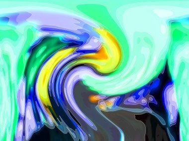 Modern soyut resim. Renkli akıcı sanat resimleri. Geometrik arkaplan.