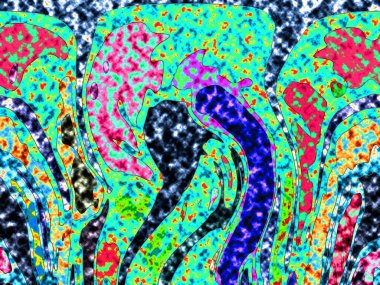 Modern soyut resim. Renkli akıcı sanat resimleri. Geometrik arkaplan.