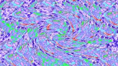 Elle çizilmiş dokuları olan yaratıcı, pürüzsüz desen. Soyut arkaplan. Puantiyeli desen. komik çizimler, noktalar, neşe, parti, çocuksu, renkli