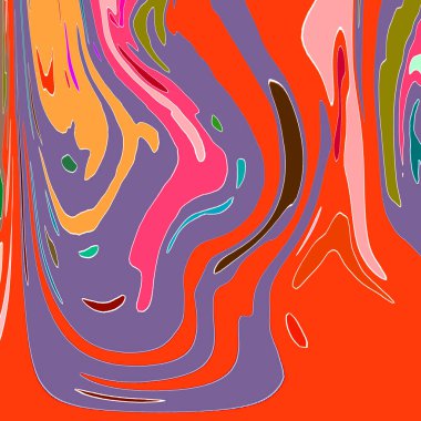 Modern soyut resim. Renkli akıcı sanat resimleri. Geometrik arkaplan.