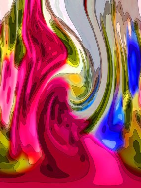 Modern soyut resim. Renkli akıcı sanat resimleri. Geometrik arkaplan.