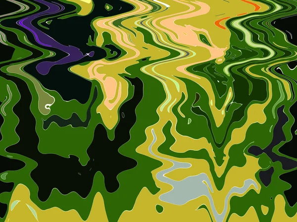 Pintura Abstrata Moderna Pintura Arte Fluindo Colorido Fundo Geométrico — Fotografia de Stock