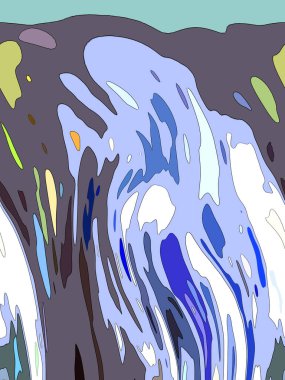 Modern soyut resim. Renkli akıcı sanat resimleri. Geometrik arkaplan.