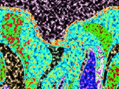 Modern soyut resim. Renkli akıcı sanat resimleri. Geometrik arkaplan.