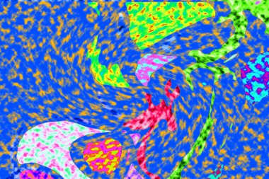 Dalgalı çizgiler. Soyut çizgiler. Doku arka planı. düzensiz desen. Şık modern. Pop sanat. Nokta etkisi. Ritmik gürültü parçacıkları. Paket için desen. Renkli vuruşlu duvar kağıdı.