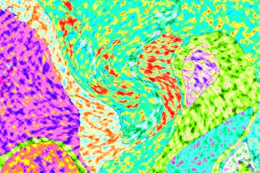 Dalgalı çizgiler. Soyut çizgiler. Doku arka planı. düzensiz desen. Şık modern. Pop sanat. Nokta etkisi. Ritmik gürültü parçacıkları. Paket için desen. Renkli vuruşlu duvar kağıdı.