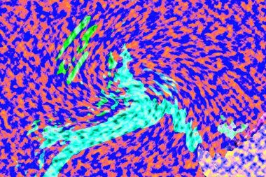 Dalgalı çizgiler. Soyut çizgiler. Doku arka planı. düzensiz desen. Şık modern. Pop sanat. Nokta etkisi. Ritmik gürültü parçacıkları. Paket için desen. Renkli vuruşlu duvar kağıdı.