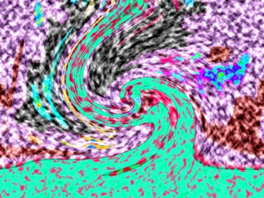 Dalgalı çizgiler. Soyut çizgiler. Doku arka planı. düzensiz desen. Şık modern. Pop sanat. Nokta etkisi. Ritmik gürültü parçacıkları. Paket için desen. Renkli vuruşlu duvar kağıdı.