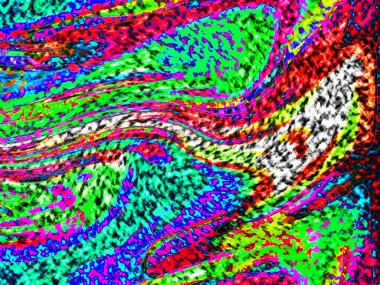 Dalgalı çizgiler. Soyut çizgiler. Doku arka planı. düzensiz desen. Şık modern. Pop sanat. Nokta etkisi. Ritmik gürültü parçacıkları. Paket için desen. Renkli vuruşlu duvar kağıdı.