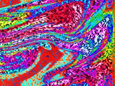 Dalgalı çizgiler. Soyut çizgiler. Doku arka planı. düzensiz desen. Şık modern. Pop sanat. Nokta etkisi. Ritmik gürültü parçacıkları. Paket için desen. Renkli vuruşlu duvar kağıdı.