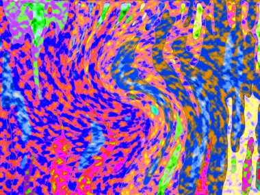 Dalgalı çizgiler. Soyut çizgiler. Doku arka planı. düzensiz desen. Şık modern. Pop sanat. Nokta etkisi. Ritmik gürültü parçacıkları. Paket için desen. Renkli vuruşlu duvar kağıdı.