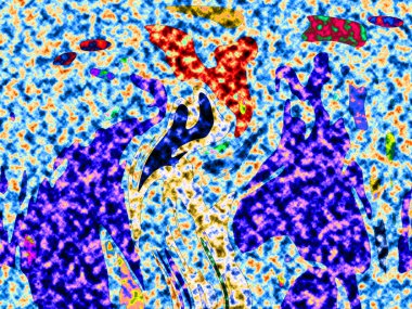 Dalgalı çizgiler. Soyut çizgiler. Doku arka planı. düzensiz desen. Şık modern. Pop sanat. Nokta etkisi. Ritmik gürültü parçacıkları. Paket için desen. Renkli vuruşlu duvar kağıdı.