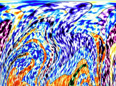 Dalgalı çizgiler. Soyut çizgiler. Doku arka planı. düzensiz desen. Şık modern. Pop sanat. Nokta etkisi. Ritmik gürültü parçacıkları. Paket için desen. Renkli vuruşlu duvar kağıdı.