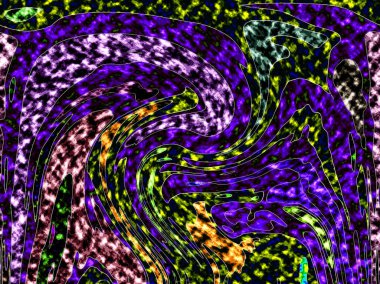 Dalgalı çizgiler. Soyut çizgiler. Doku arka planı. düzensiz desen. Şık modern. Pop sanat. Nokta etkisi. Ritmik gürültü parçacıkları. Paket için desen. Renkli vuruşlu duvar kağıdı.