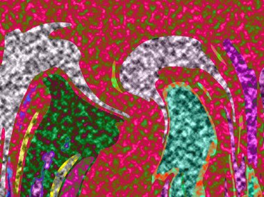 Dalgalı çizgiler. Soyut çizgiler. Doku arka planı. düzensiz desen. Şık modern. Pop sanat. Nokta etkisi. Ritmik gürültü parçacıkları. Paket için desen. Renkli vuruşlu duvar kağıdı.