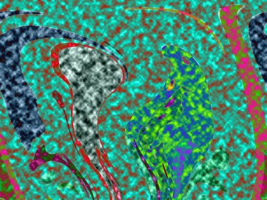 Dalgalı çizgiler. Soyut çizgiler. Doku arka planı. düzensiz desen. Şık modern. Pop sanat. Nokta etkisi. Ritmik gürültü parçacıkları. Paket için desen. Renkli vuruşlu duvar kağıdı.