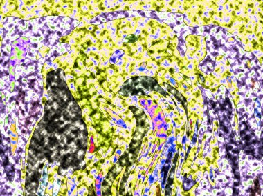 Dalgalı çizgiler. Soyut çizgiler. Doku arka planı. düzensiz desen. Şık modern. Pop sanat. Nokta etkisi. Ritmik gürültü parçacıkları. Paket için desen. Renkli vuruşlu duvar kağıdı.