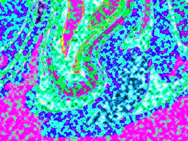 Dalgalı çizgiler. Soyut çizgiler. Doku arka planı. düzensiz desen. Şık modern. Pop sanat. Nokta etkisi. Ritmik gürültü parçacıkları. Paket için desen. Renkli vuruşlu duvar kağıdı.