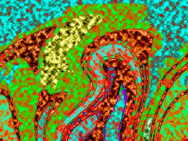 Dalgalı çizgiler. Soyut çizgiler. Doku arka planı. düzensiz desen. Şık modern. Pop sanat. Nokta etkisi. Ritmik gürültü parçacıkları. Paket için desen. Renkli vuruşlu duvar kağıdı.