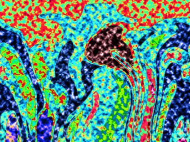 Dalgalı çizgiler. Soyut çizgiler. Doku arka planı. düzensiz desen. Şık modern. Pop sanat. Nokta etkisi. Ritmik gürültü parçacıkları. Paket için desen. Renkli vuruşlu duvar kağıdı.