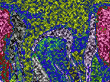 Dalgalı çizgiler. Soyut çizgiler. Doku arka planı. düzensiz desen. Şık modern. Pop sanat. Nokta etkisi. Ritmik gürültü parçacıkları. Paket için desen. Renkli vuruşlu duvar kağıdı.