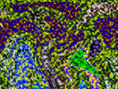 Dalgalı çizgiler. Soyut çizgiler. Doku arka planı. düzensiz desen. Şık modern. Pop sanat. Nokta etkisi. Ritmik gürültü parçacıkları. Paket için desen. Renkli vuruşlu duvar kağıdı.