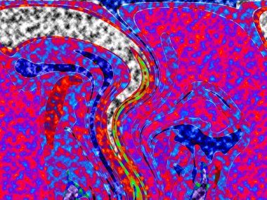 Dalgalı çizgiler. Soyut çizgiler. Doku arka planı. düzensiz desen. Şık modern. Pop sanat. Nokta etkisi. Ritmik gürültü parçacıkları. Paket için desen. Renkli vuruşlu duvar kağıdı.