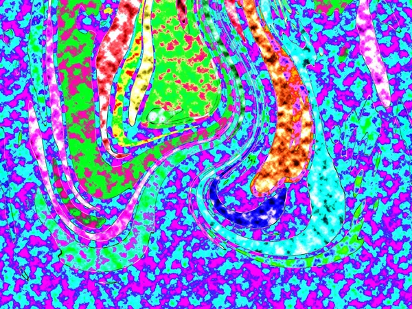 Dalgalı çizgiler. Soyut çizgiler. Doku arka planı. düzensiz desen. Şık modern. Pop sanat. Nokta etkisi. Ritmik gürültü parçacıkları. Paket için desen. Renkli vuruşlu duvar kağıdı.