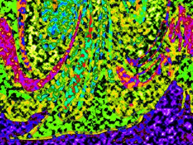 Dalgalı çizgiler. Soyut çizgiler. Doku arka planı. düzensiz desen. Şık modern. Pop sanat. Nokta etkisi. Ritmik gürültü parçacıkları. Paket için desen. Renkli vuruşlu duvar kağıdı.