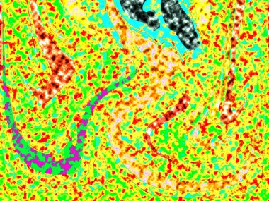 Dalgalı çizgiler. Soyut çizgiler. Doku arka planı. düzensiz desen. Şık modern. Pop sanat. Nokta etkisi. Ritmik gürültü parçacıkları. Paket için desen. Renkli vuruşlu duvar kağıdı.