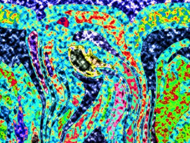 Dalgalı çizgiler. Soyut çizgiler. Doku arka planı. düzensiz desen. Şık modern. Pop sanat. Nokta etkisi. Ritmik gürültü parçacıkları. Paket için desen. Renkli vuruşlu duvar kağıdı.