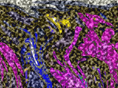 Dalgalı çizgiler. Soyut çizgiler. Doku arka planı. düzensiz desen. Şık modern. Pop sanat. Nokta etkisi. Ritmik gürültü parçacıkları. Paket için desen. Renkli vuruşlu duvar kağıdı.