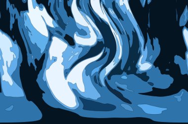 Modern tasarım çizimi. Çizgi ve renk bloğu geometrik şekiller. Pop sanat