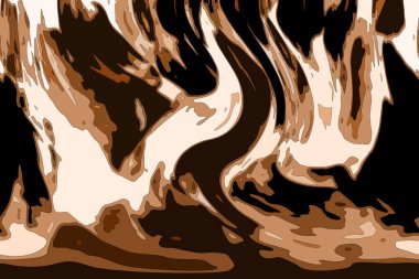 Modern tasarım çizimi. Çizgi ve renk bloğu geometrik şekiller. Pop sanat