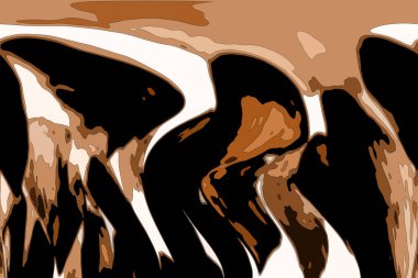 Modern tasarım çizimi. Çizgi ve renk bloğu geometrik şekiller. Pop sanat