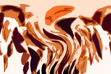 Modern tasarım çizimi. Çizgi ve renk bloğu geometrik şekiller. Pop sanat