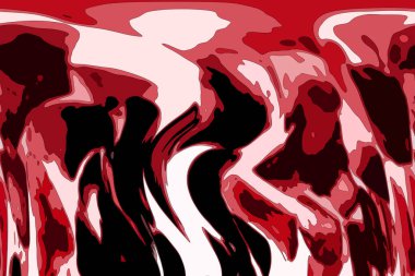 Modern tasarım çizimi. Çizgi ve renk bloğu geometrik şekiller. Pop sanat